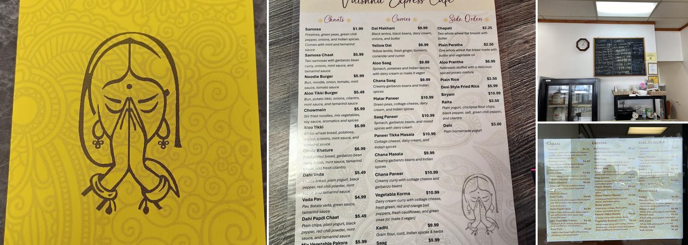 Vaishnu Express Cafe Menu