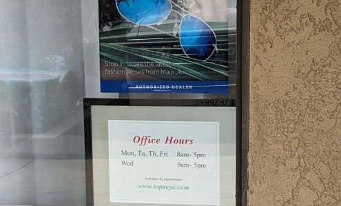 Topa Topa Optometry 1211 Maricopa Hwy #101, Ojai California 93023