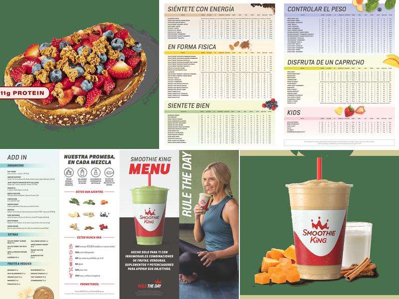 Smoothie King Menu