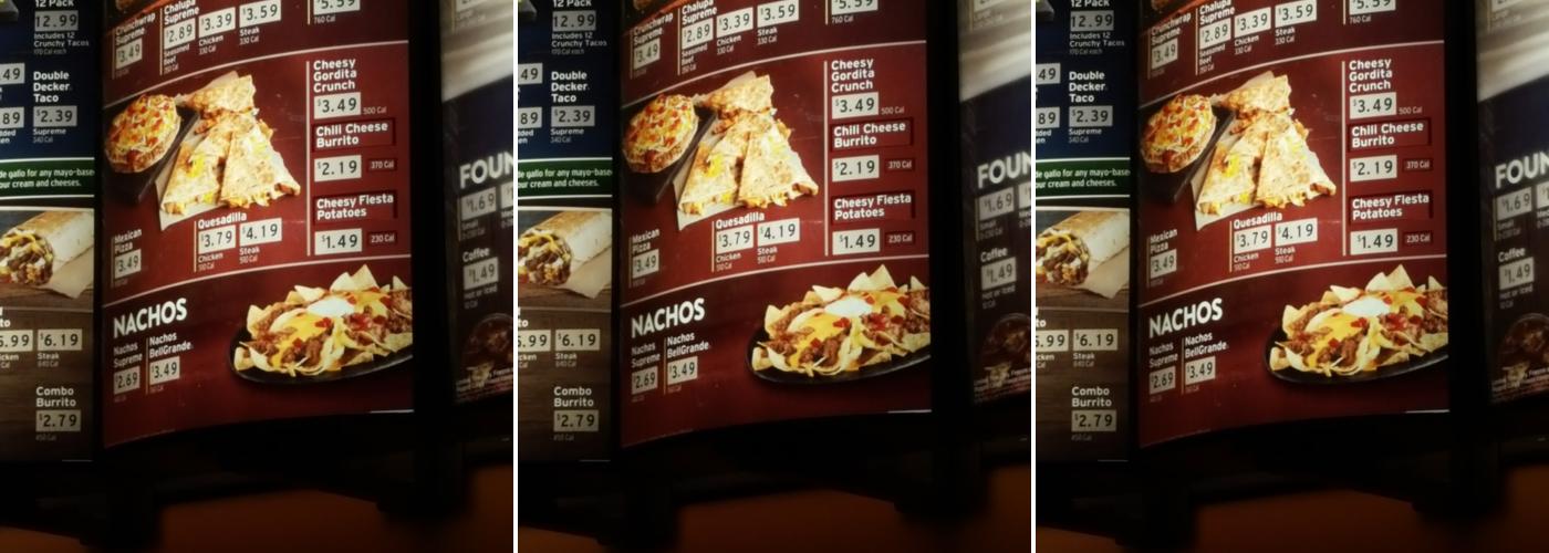 Taco Bell Menu
