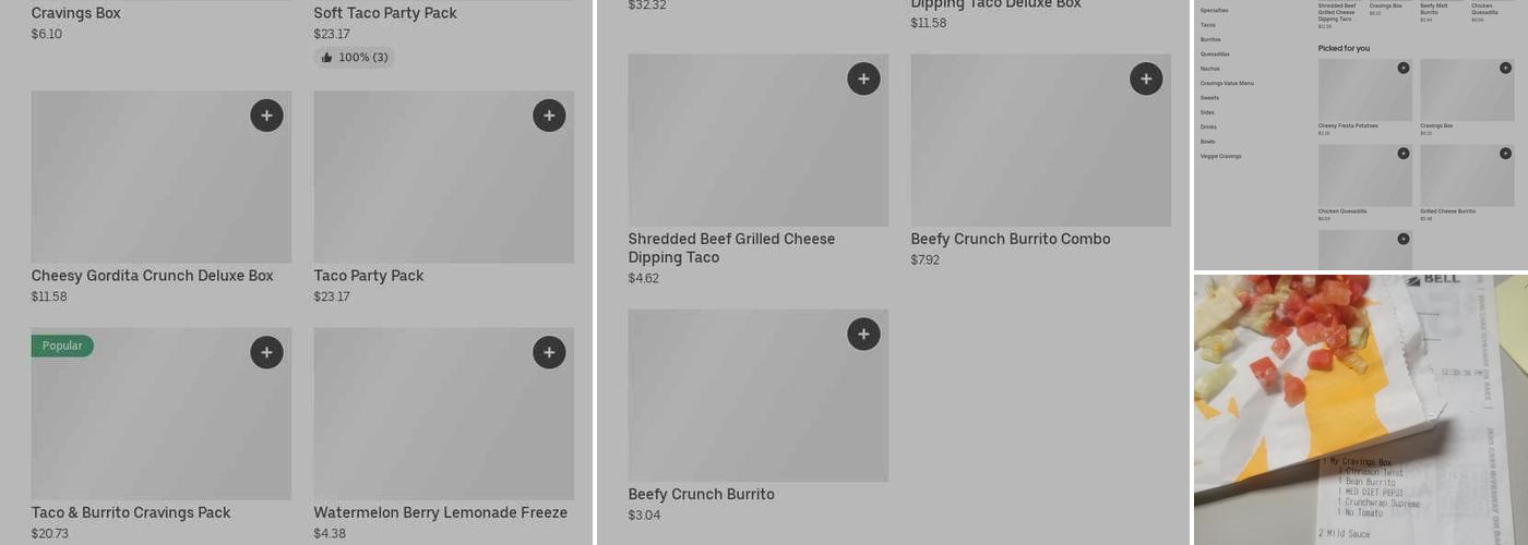 Taco Bell Menu