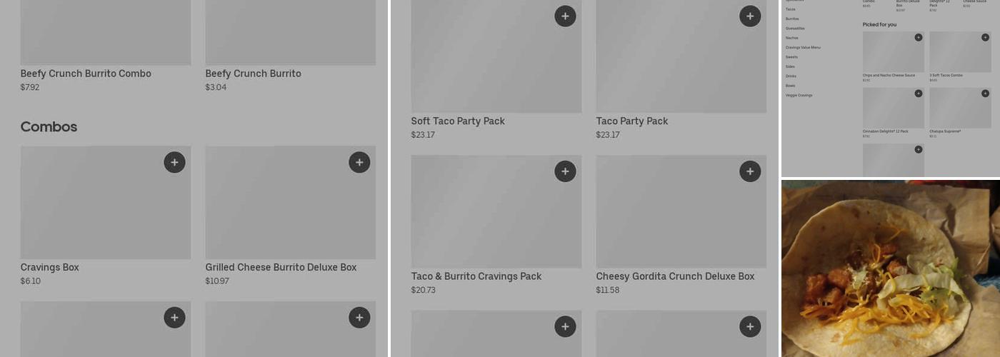 Taco Bell Menu
