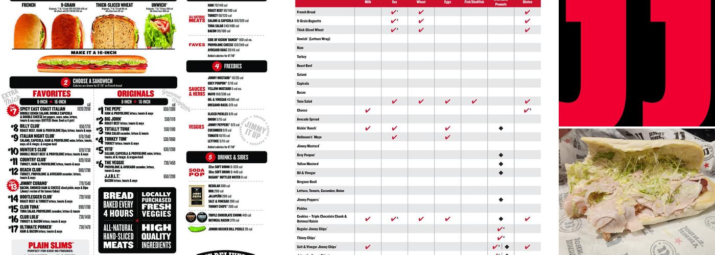 Jimmy John's Menu
