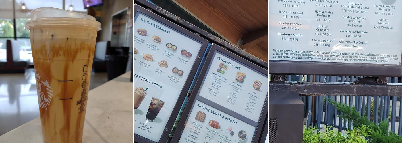 Starbucks Menu