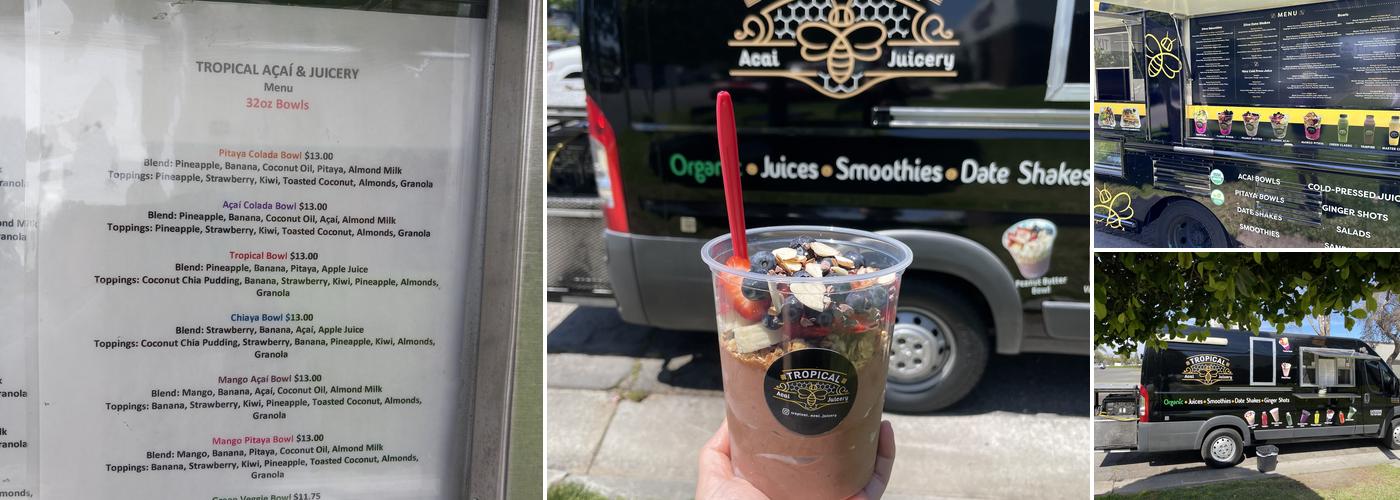 Tropical Acai Juicery Menu