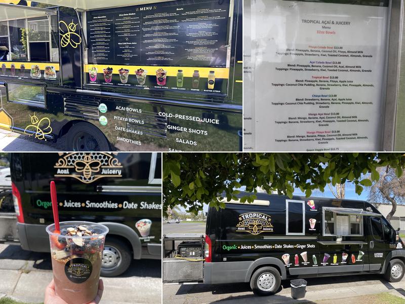 Tropical Acai Juicery Menu