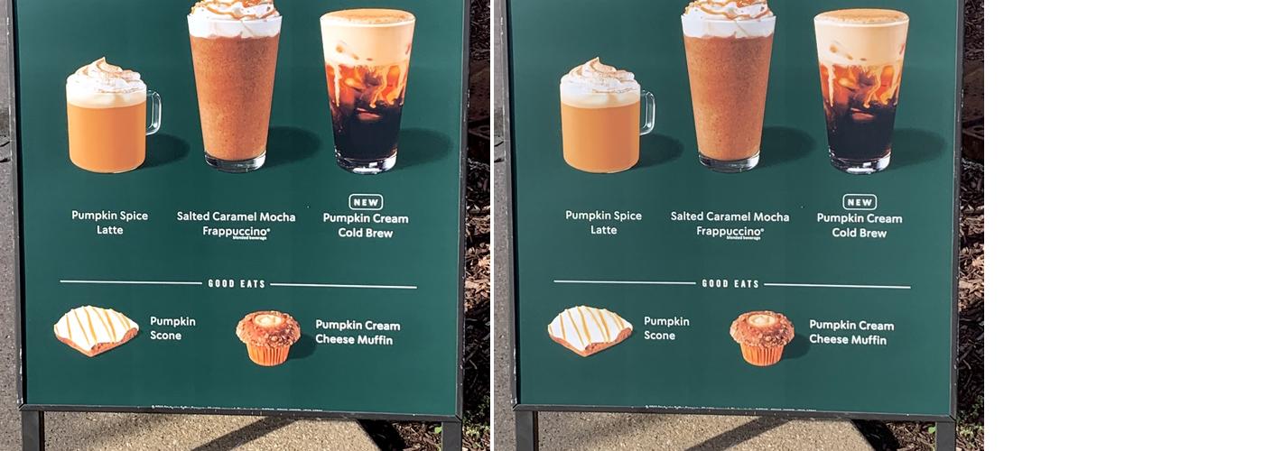 Starbucks Menu
