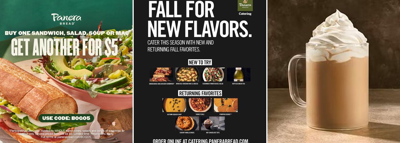Panera Bread Menu