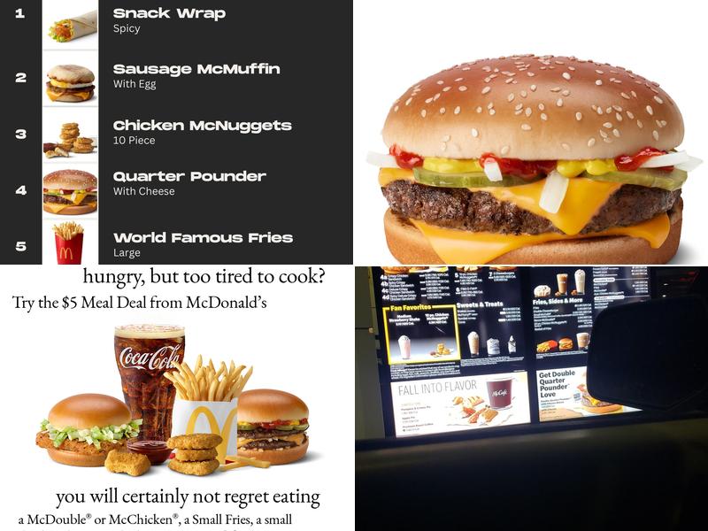 McDonald's Menu