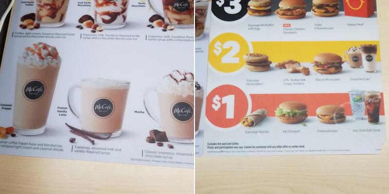 McDonald's Menu