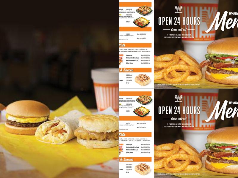 Whataburger Menu