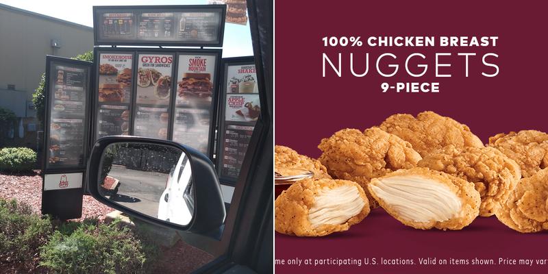 Arby's Menu