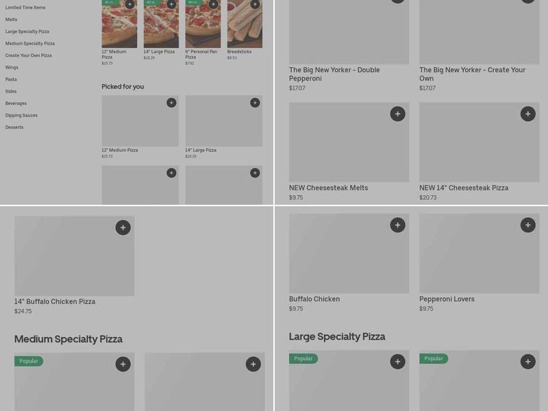 Pizza Hut Menu