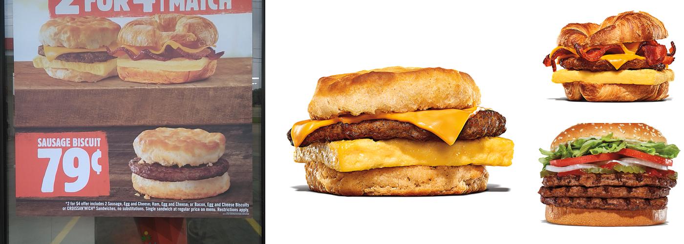 Burger King Menu
