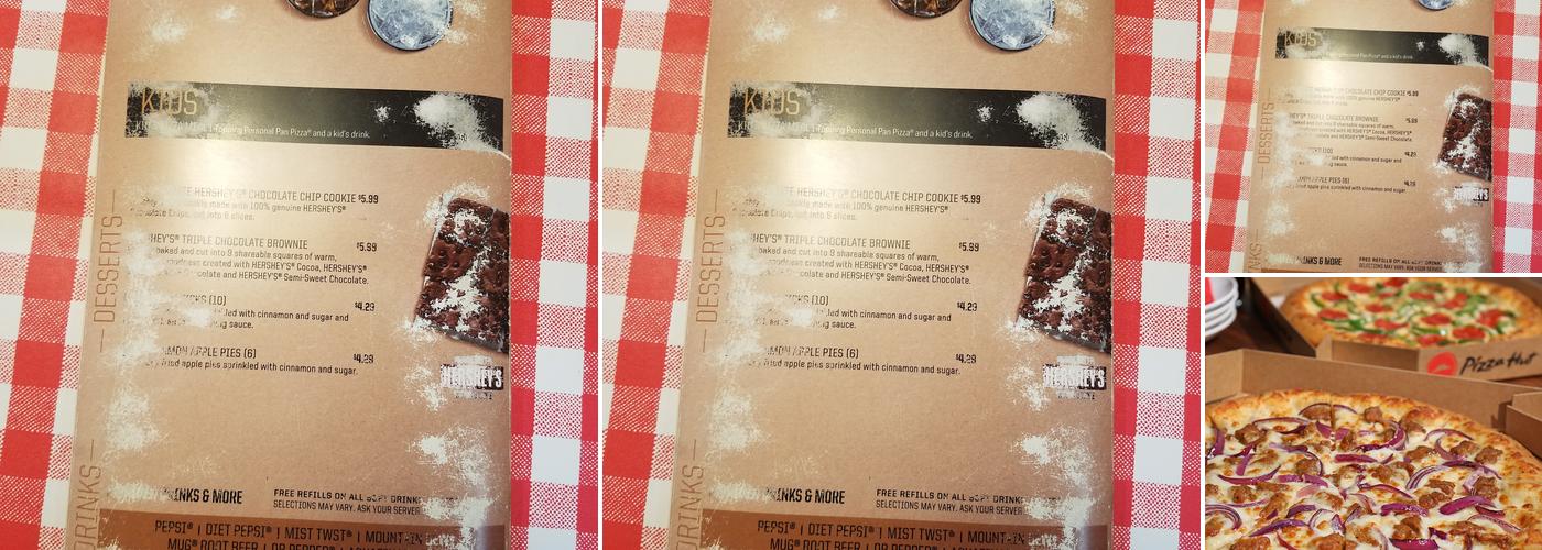 Pizza Hut Menu