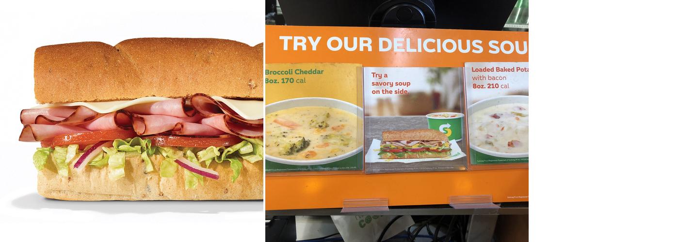 Subway Menu