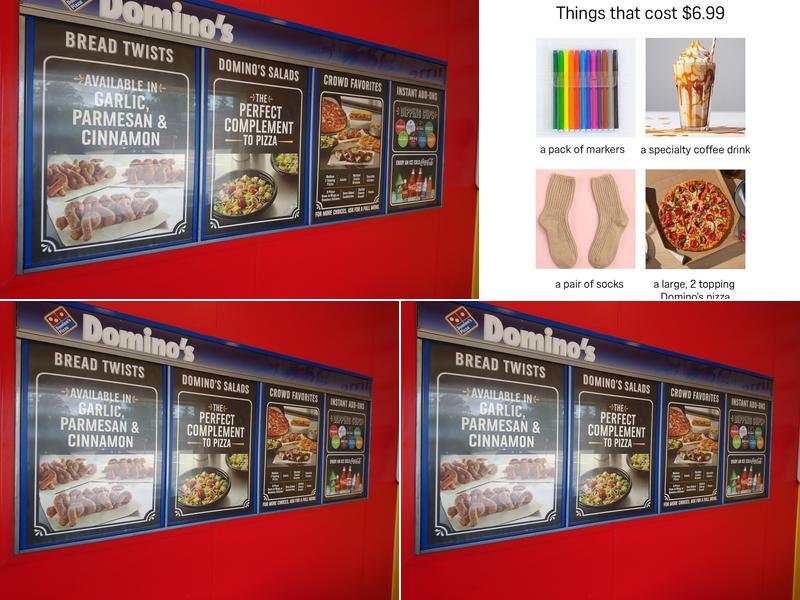 Domino's Pizza Menu