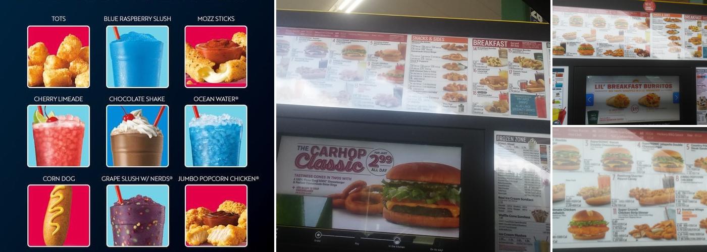 Sonic Drive-In Menu