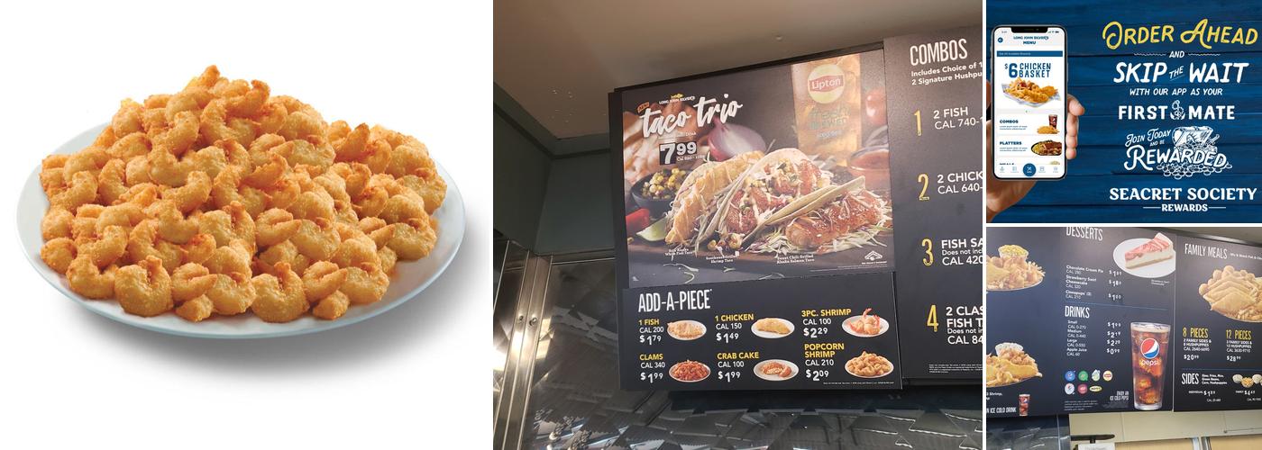 Long John Silver's Menu