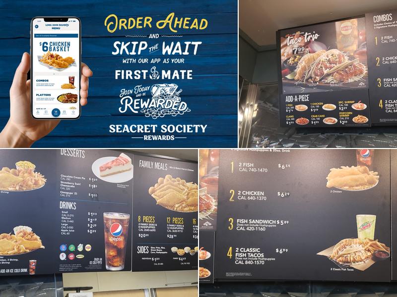 Long John Silver's Menu