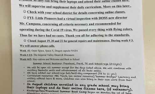 Little Pioneers Child Development