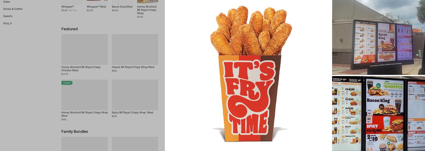 Burger King Menu