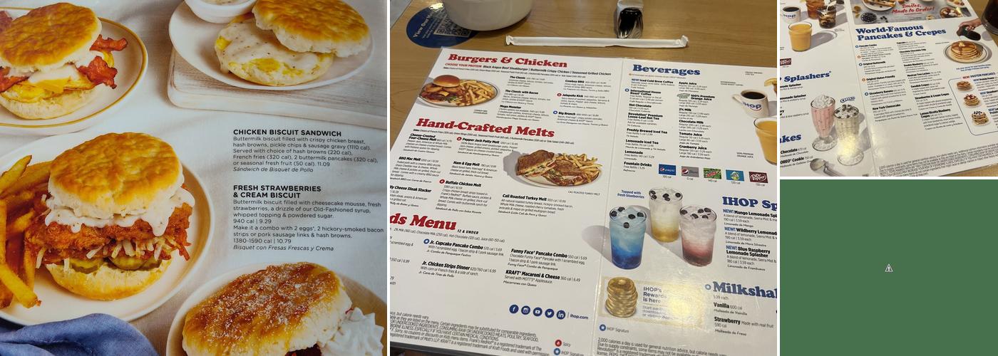 IHOP Menu