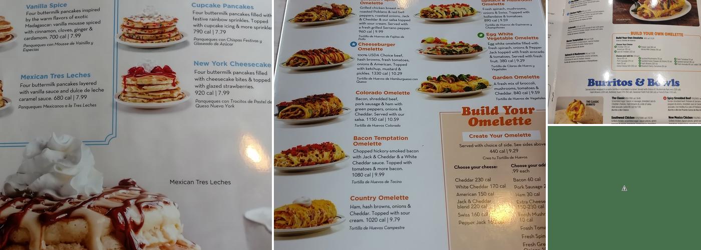 IHOP Menu