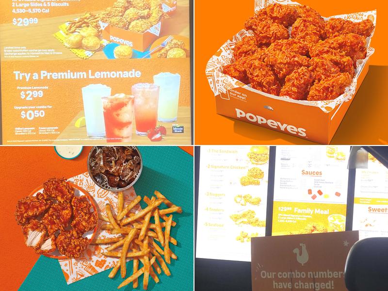 Popeyes Louisiana Kitchen Menu