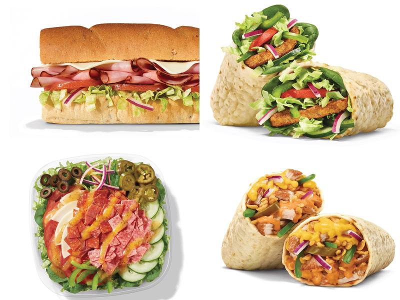 Subway Menu