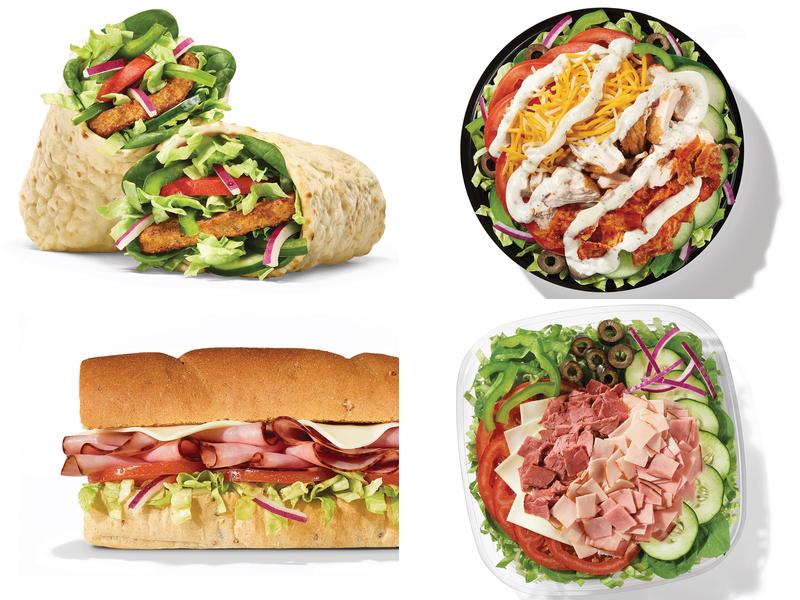 Subway Menu