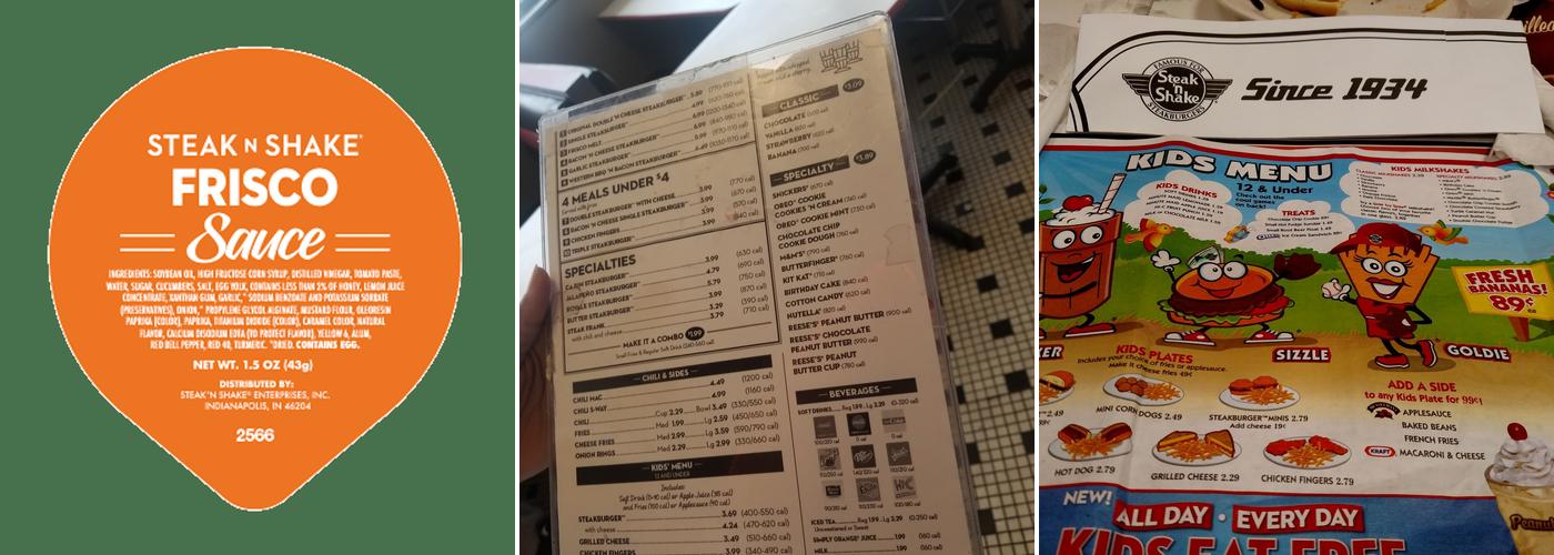 Steak 'n Shake Menu