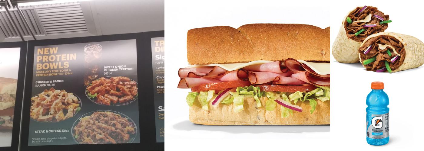 Subway Menu