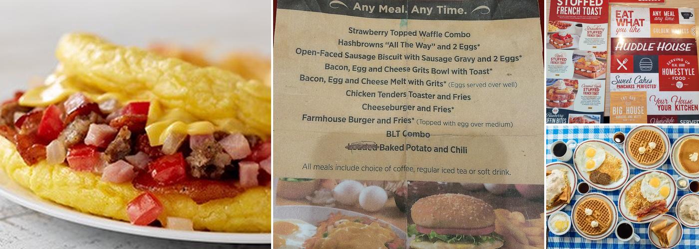 Huddle House Menu