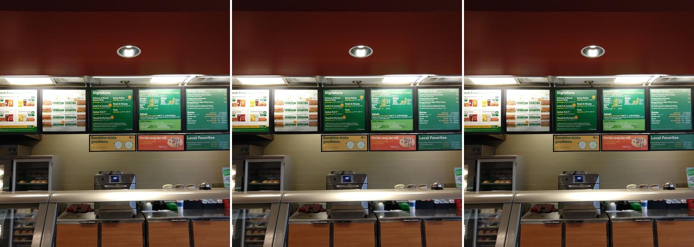 Subway Menu