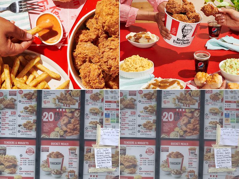 KFC Menu