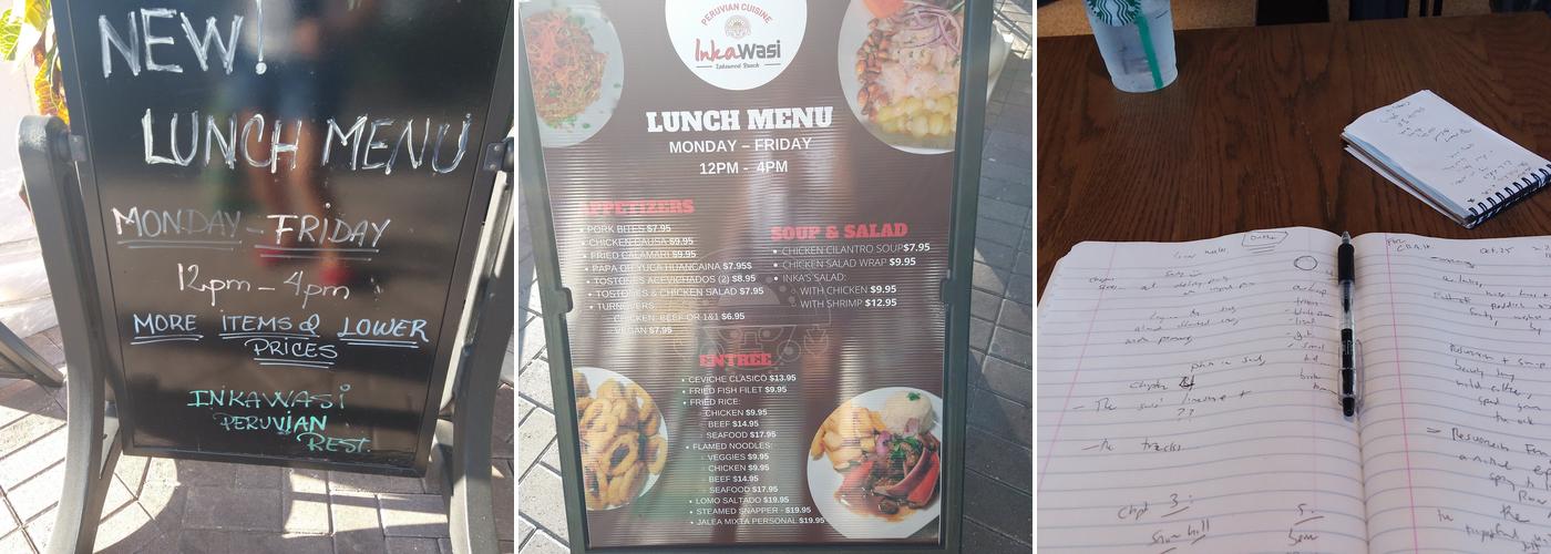 Starbucks Menu