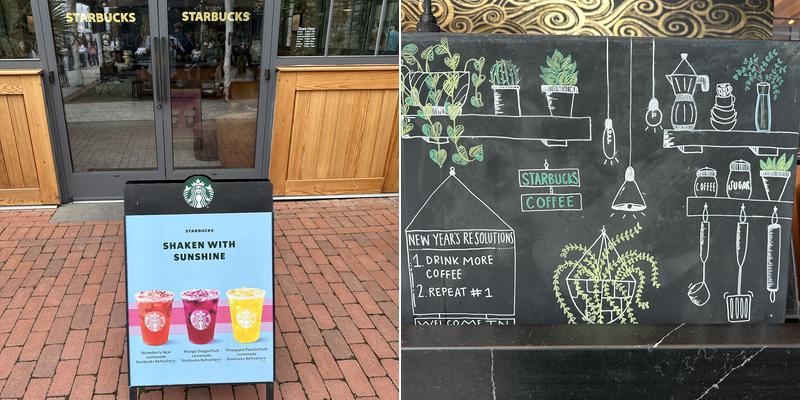 Starbucks Menu