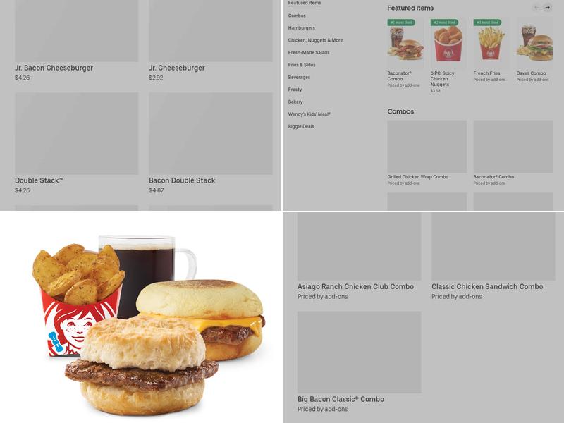 Wendy's Menu