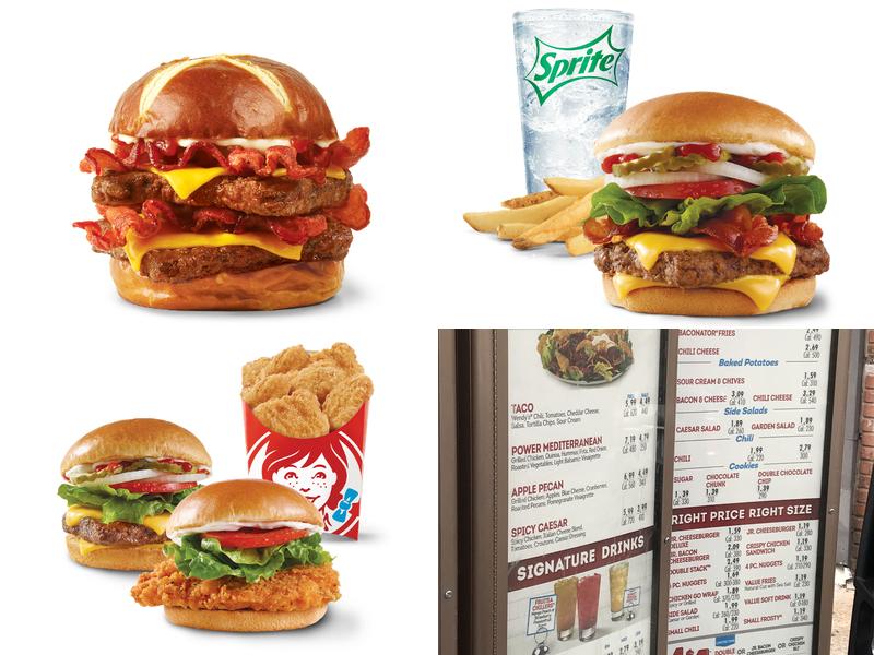 Wendy's Menu