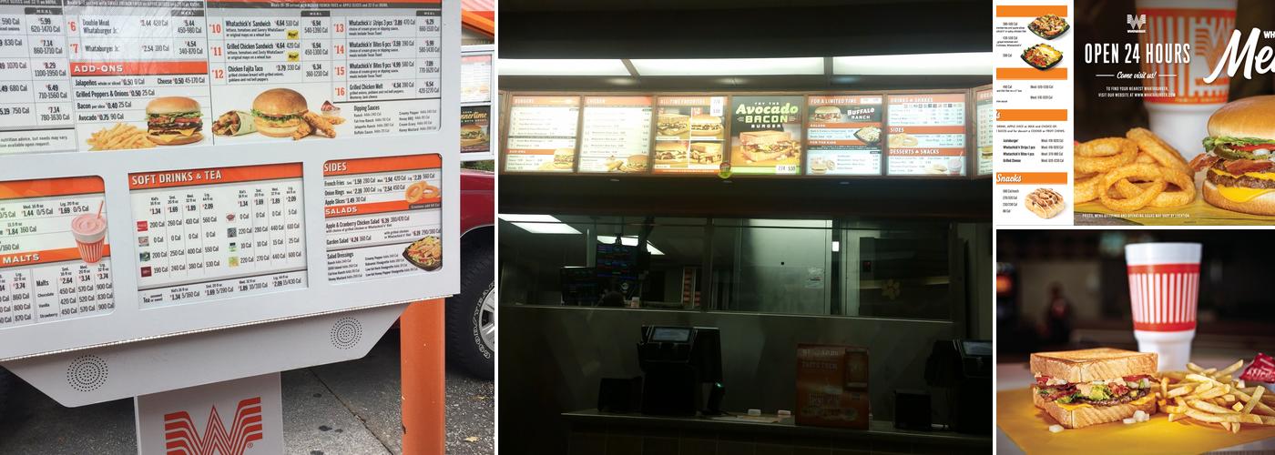 Whataburger Menu