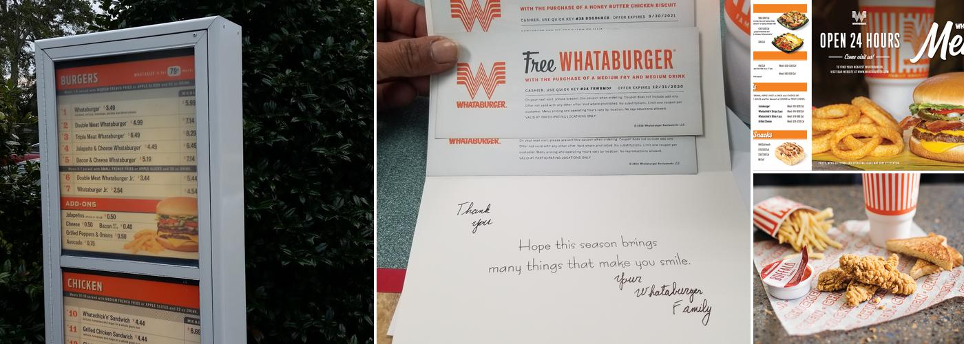 Whataburger Menu