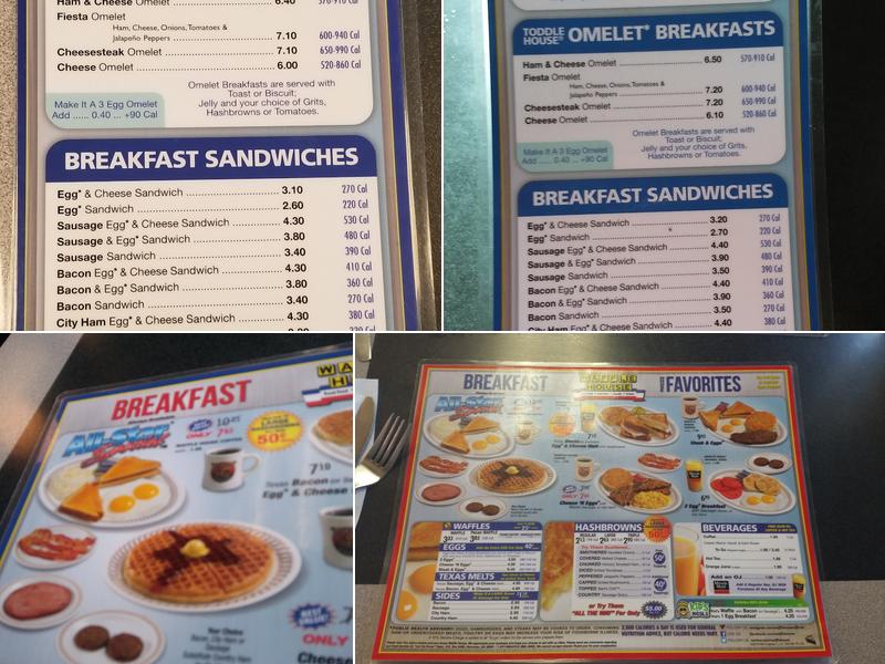 Waffle House Menu