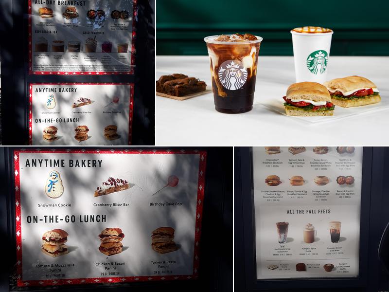 Starbucks Menu