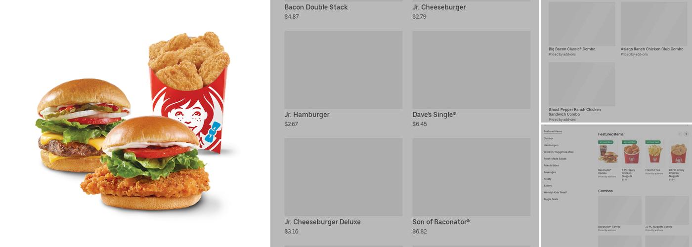 Wendy's Menu