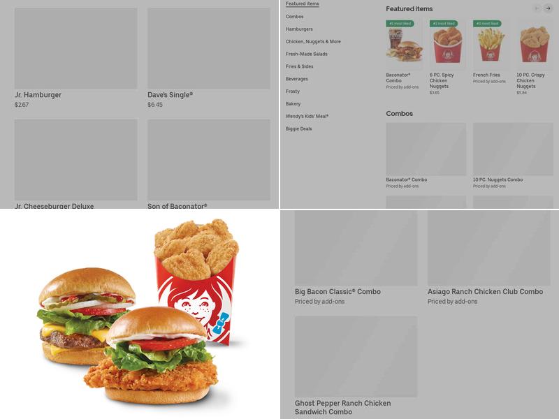 Wendy's Menu