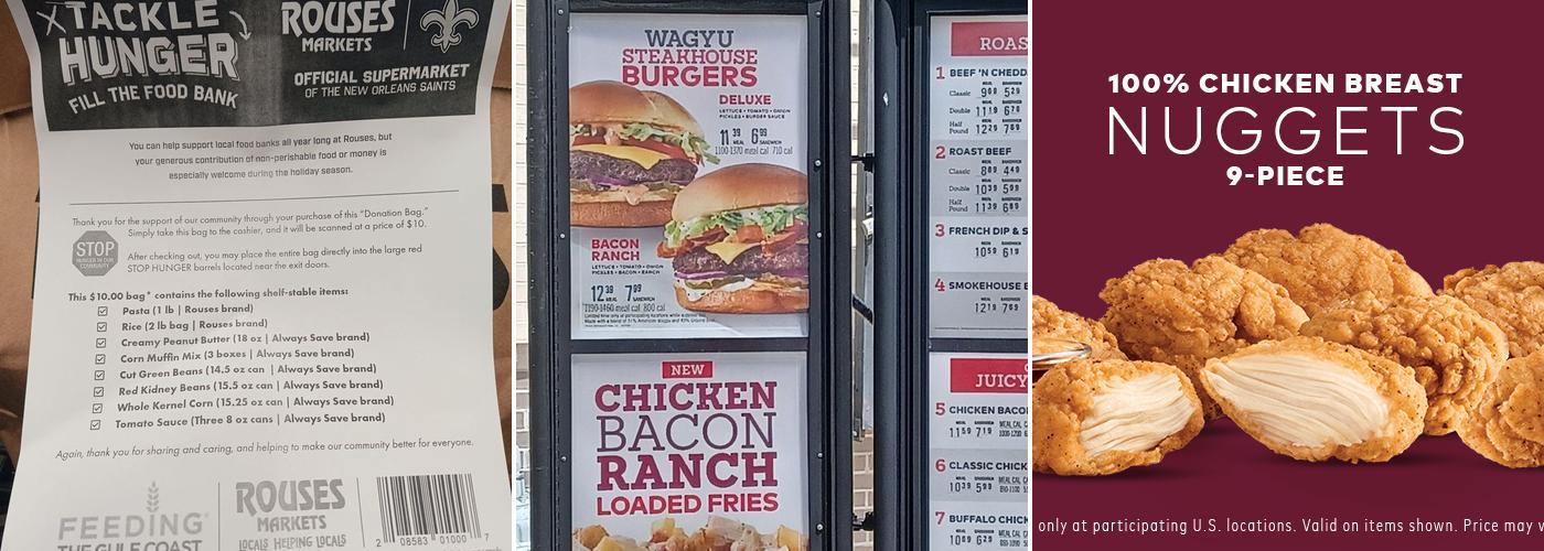 Arby's Menu