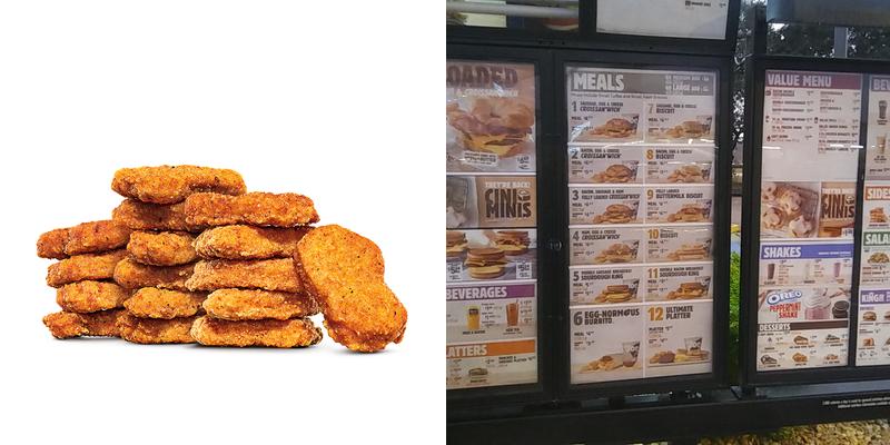 Burger King Menu