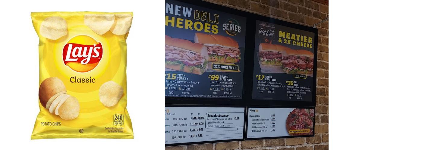 Subway Menu
