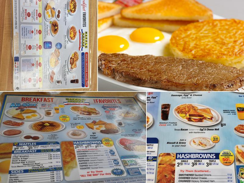 Waffle House Menu